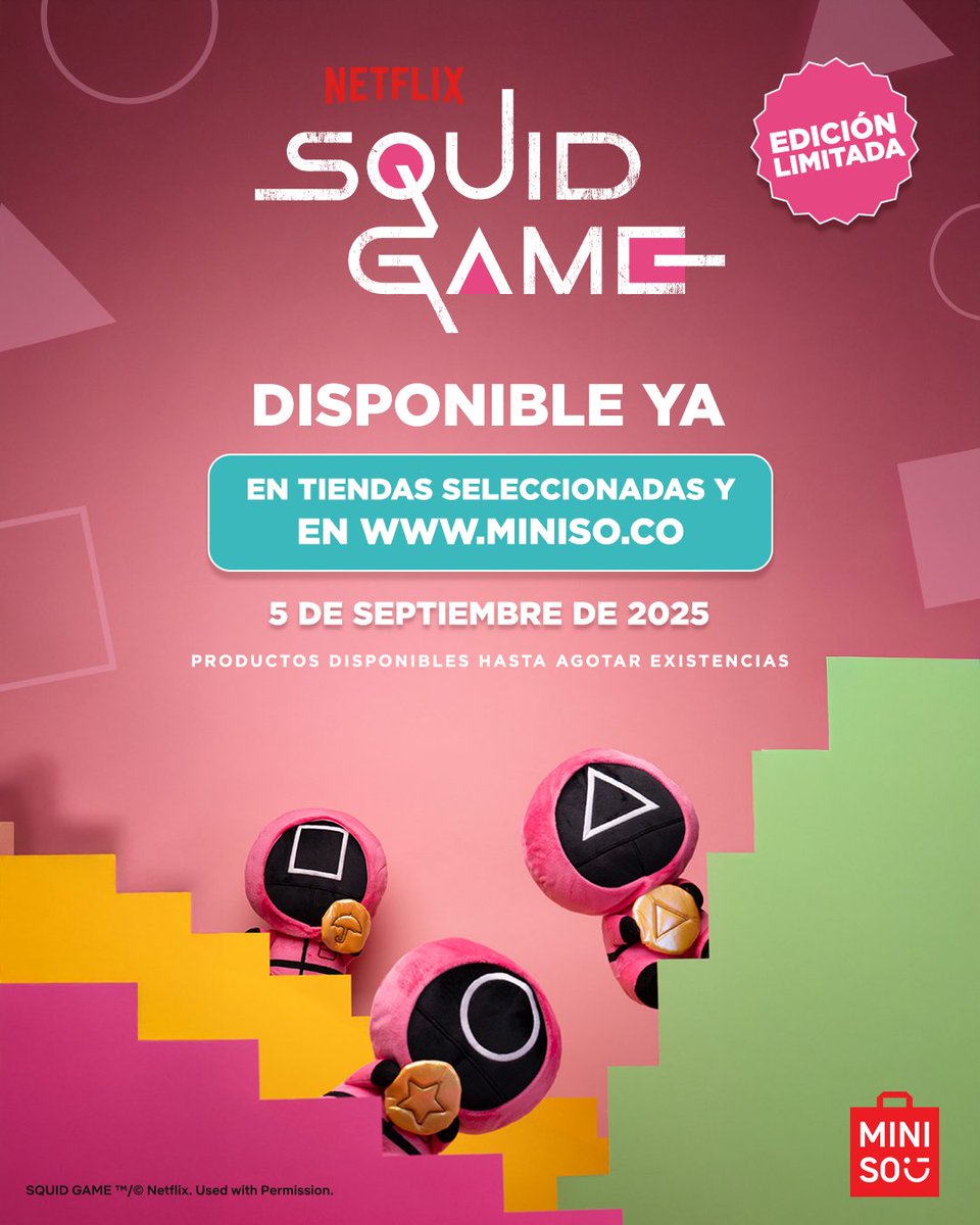 Miniso Colombia tweet media