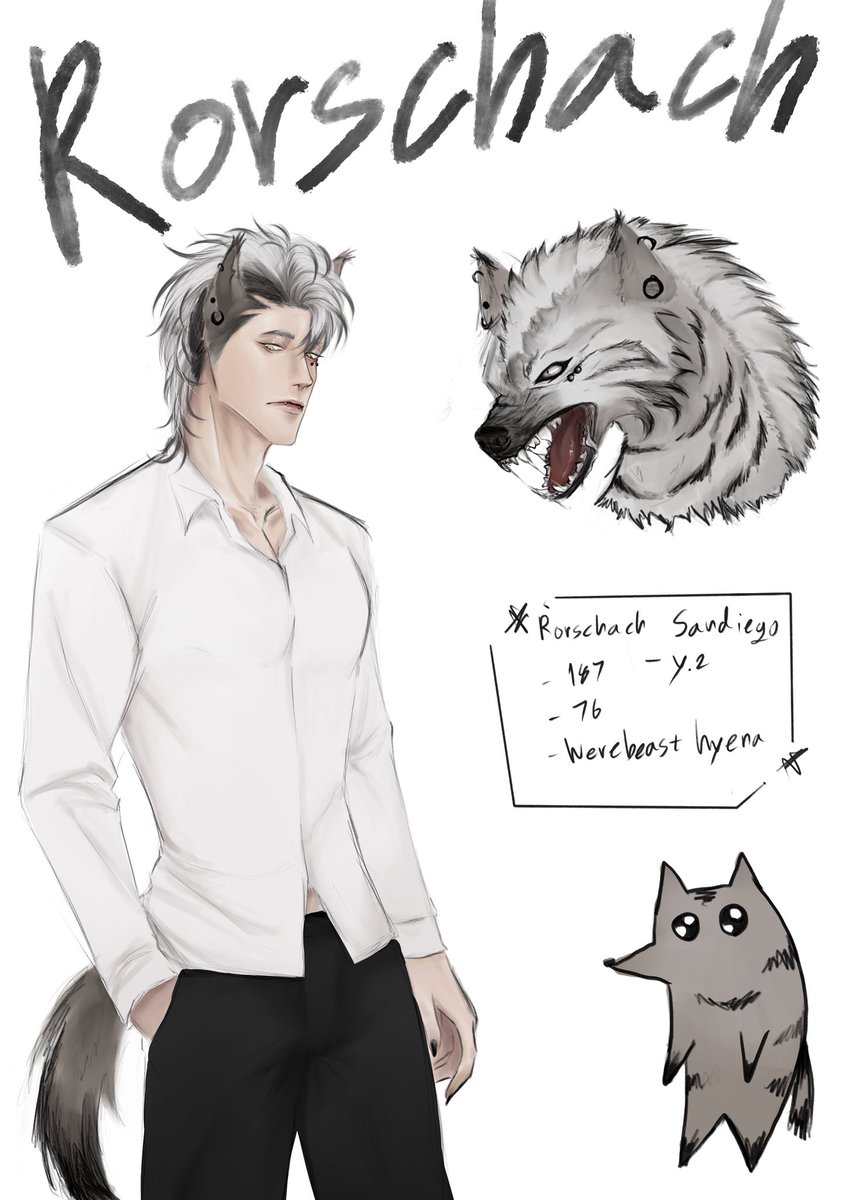 Pin 📍 Account for NVMA Commu

Rorschach Sandiego
Werebeast - hyena
Caliban hall

Doc. Bio
