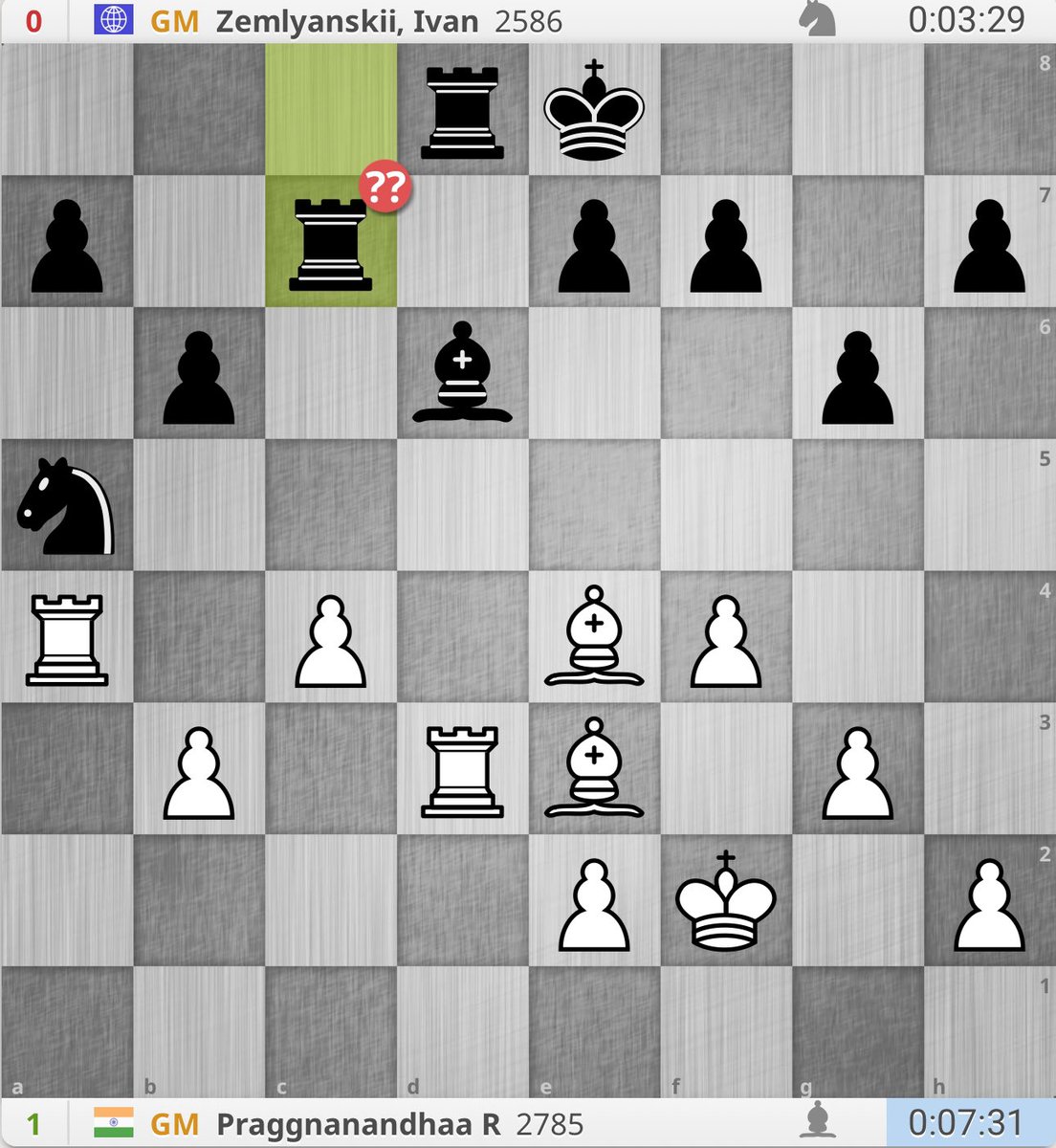 Black’s last move was a blunder, why?