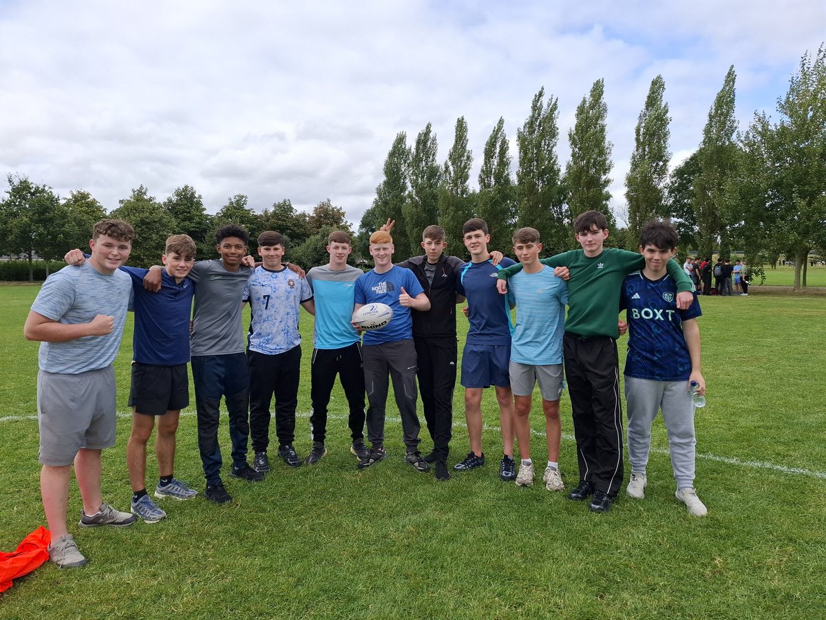 Great to help out at a sports day today with <a href="/BelmayneEtss/">Belmayne ETSS</a> most students never having touched a rugby ball but had great fun. #NeverLessThanEverything <a href="/LeinsterBranch/">Leinster Domestic</a> <a href="/Fingalcoco/">Fingal County Council</a> <a href="/FingalSports/">Fingal Sports Office</a>