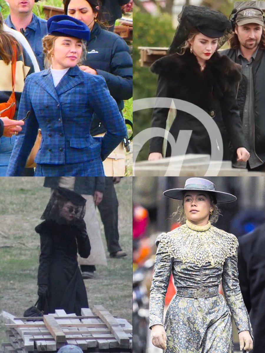 florence pugh as cathy ames on set of east of eden