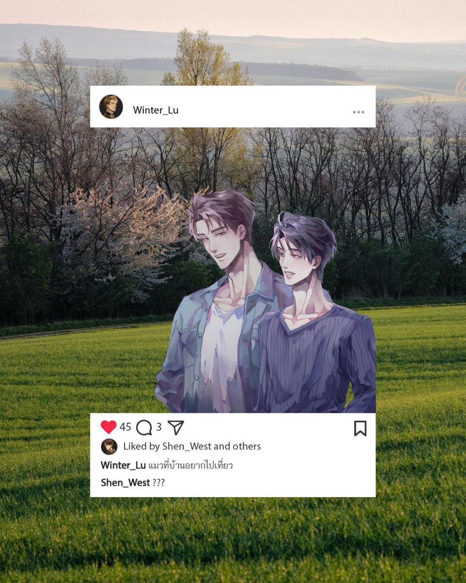 ว่าจะทำสิ่งนี้ในรอบพรีออเดอร์ #ประภาคารสุดท้าย ด้วยค่ะ สนใจมั้ยๆ

Concept ก็คือพาพี่ไป๋กับคุณเสิ่นไปถ่ายรูปสวยๆ กันเถอะ!! เซตติ้งในเรื่องมันน่าโหดร้ายเกินไป 🥹 ขอบคุณคุณ <a href="/Praepyunee_n/">Route_B (rest)</a> ที่ช่วยออก แบบด้วยนะคะ สวยยยยมาก