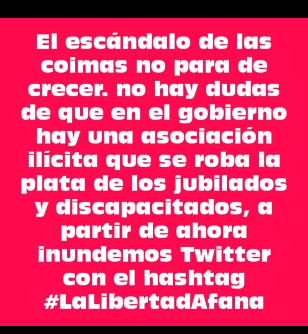 #LaLibertadAfana