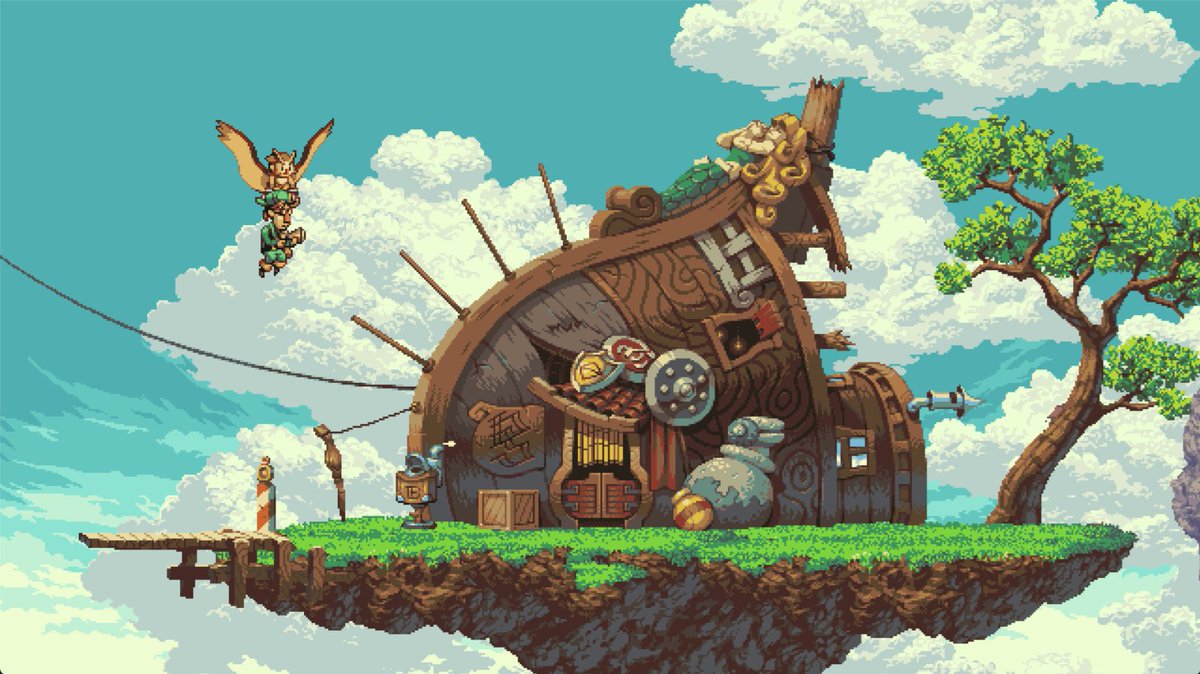 D-Pad Studio | Owlboy | Vikings On Trampolines tweet media