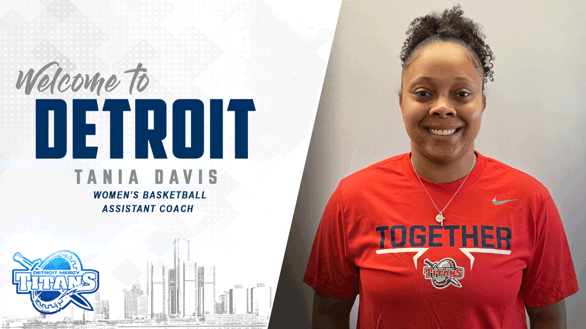 Detroit_WBB's tweet image. Let's welcome coach @tania_davis1 to the FAMILY!!👏 🏀 tinyurl.com/bdervntj
#DetroitsCollegeTeam⚔️ #HLWBB