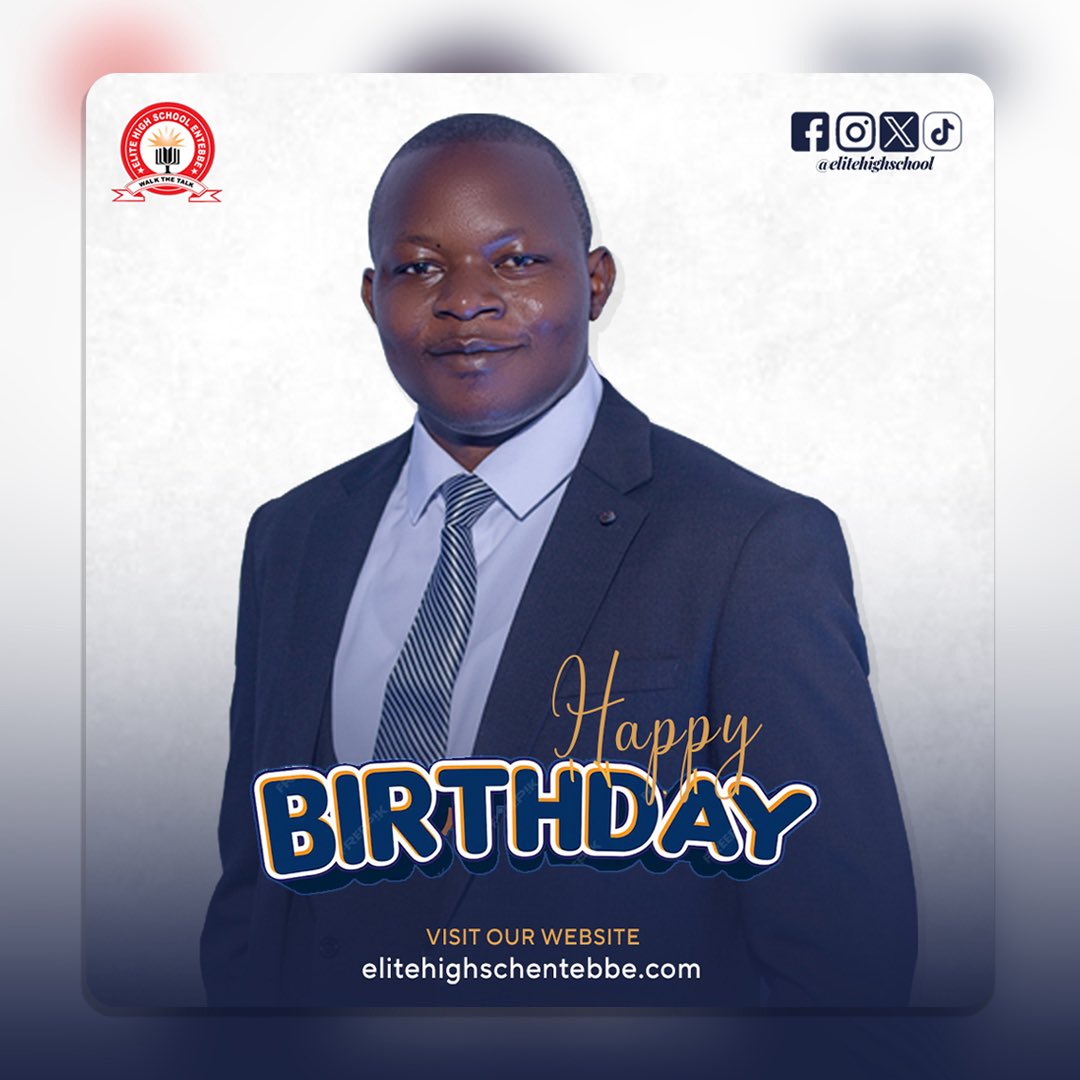 Happy birthday to our Deputy HM/academics <a href="/mpnesto/">Ernest Mpaata</a>