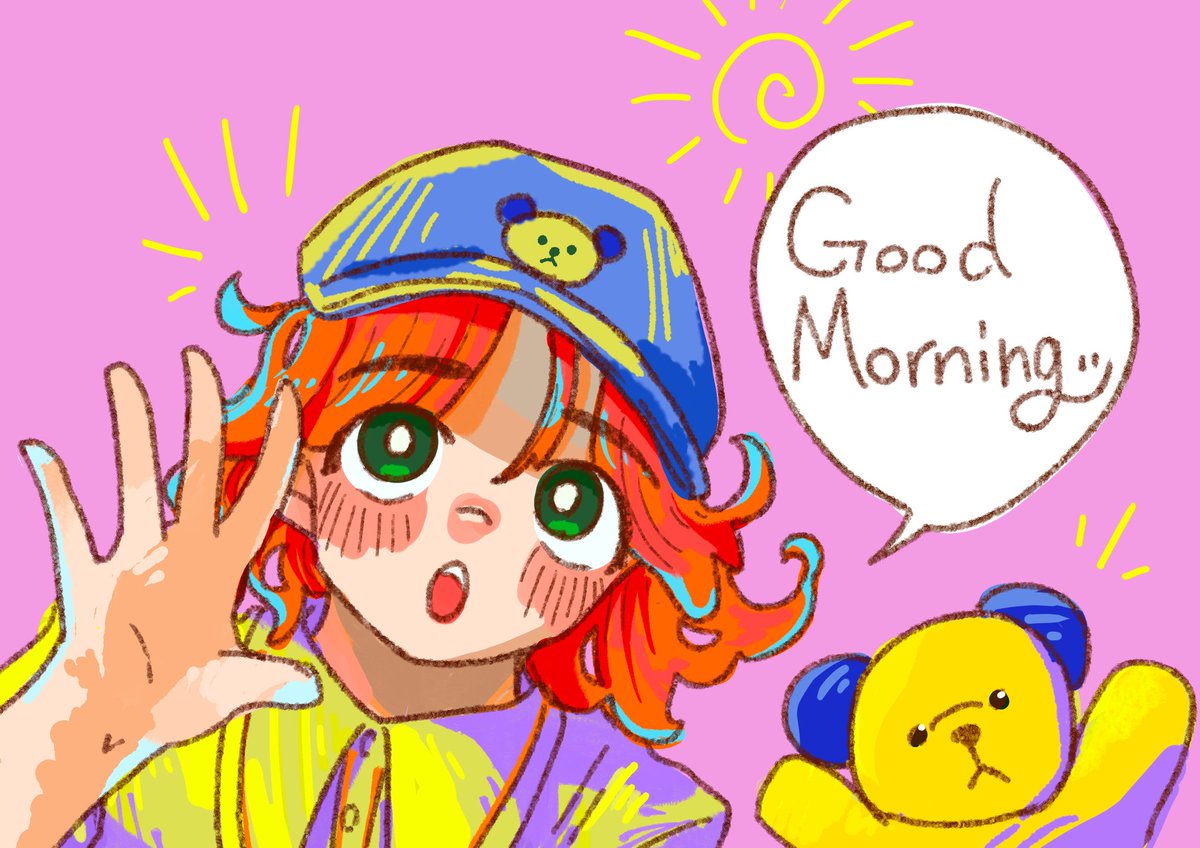 Fossa_Magnam's tweet photo. おっはよ〜〜☀️
#私の絵柄が好みって人にフォローされたい  #イラスト練習中 https://t.co/VjSwLn792x