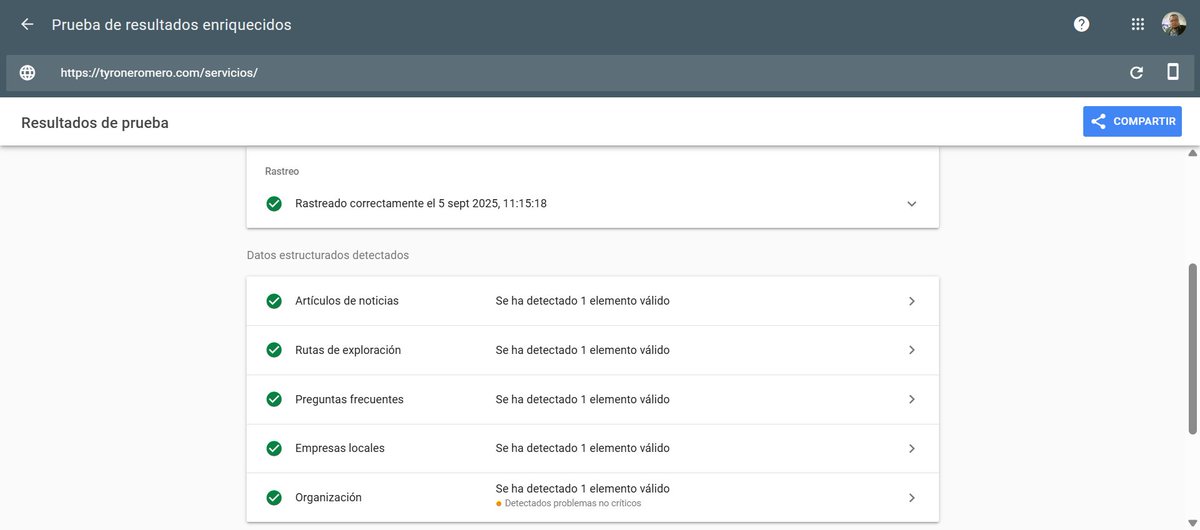 romero_tyrone's tweet image. ✨ ¿Por qué algunos sitios aparecen en Google con ⭐, FAQs o info extra y otros no?
👉 Por los datos estructurados y rich snippets.
✔ Más clics
✔ Más visibilidad
✔ Más confianza 🚀
🔎 ¿Querés que tu negocio destaque en Google?
tyroneromero.com/servicios/
#SEO #RichSnippets #Google