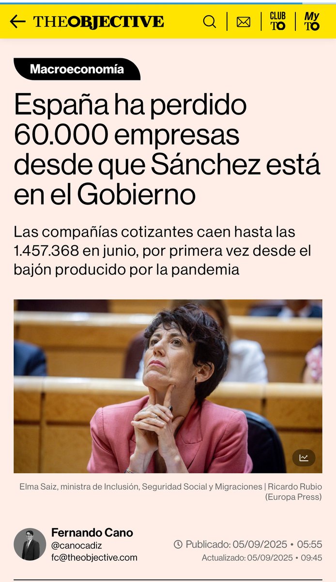 El desastre económico de Sánchez está arrasando España…