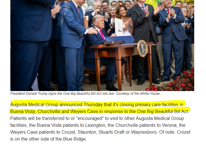Well <a href="/DwayneYancey/">Dwayne Yancey</a> wins the 'biggest news in the Friday news hole' award with this one. #VALeg 

Doesn't look like the story is live on <a href="/CardinalNewsVA/">Cardinal News</a> yet, but here's the presser👉augustahealth.com/2025/09/august…