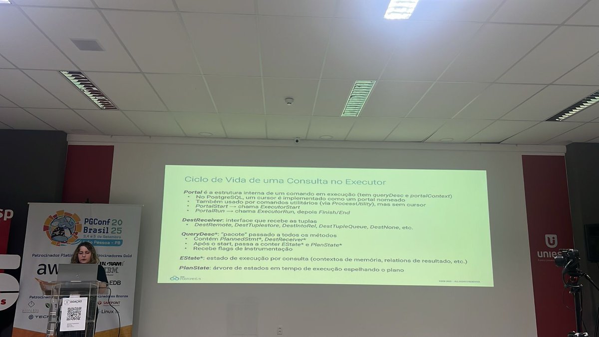 Entendendo o Funcionamento do Query Executor (Barbara Leidens)

#pgconfbr