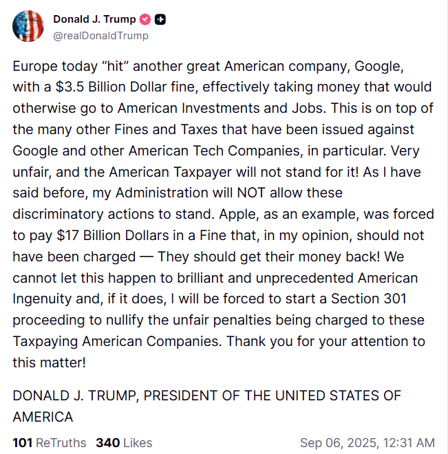 Trump woke up with idea of destroying India, Russia, and China.

Then he got idea of destroying American IT for outsourcing to Indians.

Now he promises to destroy Europe.

But at the end of day, he will kick a MAGA out for showing real data instead of fake numbers. He is like