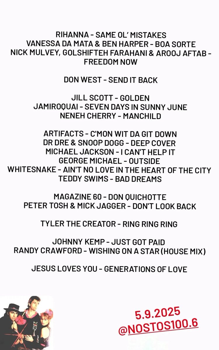 Catch up στα πάντα έκαναν αυτή την εβδομάδα, νησιά, Oasis, δημόσια υγεία, αποκαλόκαιρο, Βενετία, ρούφηγμα με τα μαγιό μας, Κρήτη, Kneecap, ΠΑΣΟΚ, αποχή απο το instagram, και <a href="/NikosVourliotis/">Nikos Vourliotis</a> είχαν και χωρίς πλέιλιστ έπαιξαν 
Early Birds 8-11 καθημερινά 🐦