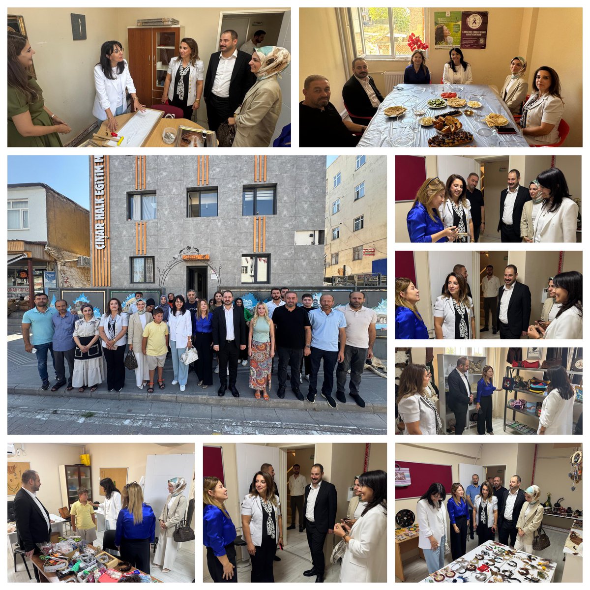 Türkiye Yüzyılı Buluşmaları programları kapsamında; MDK Üyemiz Sn. Yıldız Kara ile beraber Halk Eğitim Müdürlüğünü ziyaret ettik.Kursları gezerek öğretmenlerimiz ve kursiyerlerimizle sohbet ettik.Müdüremiz Sn. Oya Sevinç Ekin’e misafirperverliklerinden ötürü teşekkür ederim.