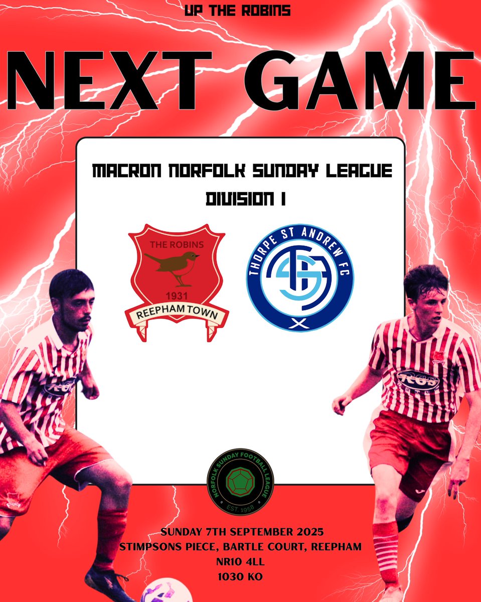 Reepham Town FC (Sunday) tweet media