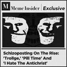 WE DONT SHITPOST ANYMORE

WE SCHIZOPOST