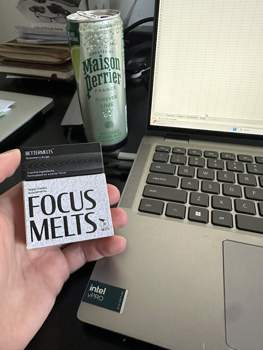 Different setup today but another day powered by Better Melts ✍️

Grateful to have found this product 🙏