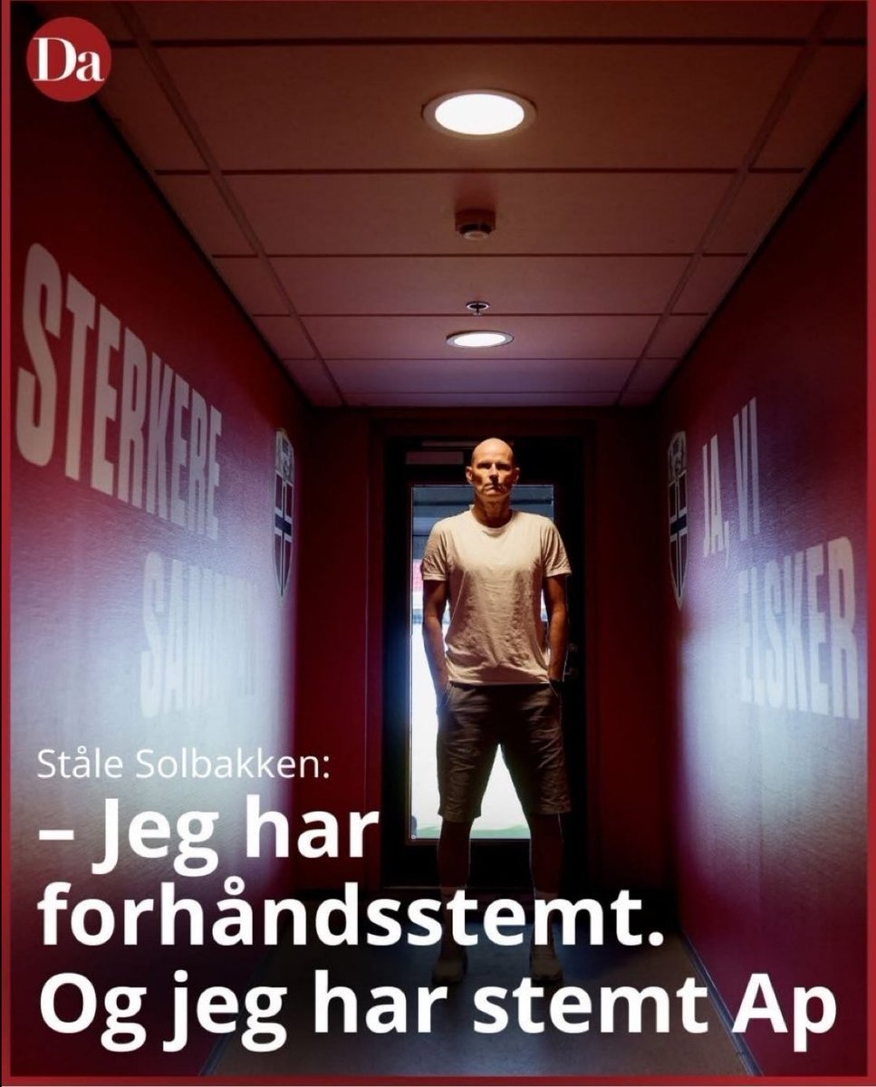 Et klassisk eksempel på arbeiderpartiet sin nepotisme. Markus Solbakken ville aldri fått en landskamp om det ikke hadde vært for sin pappa.