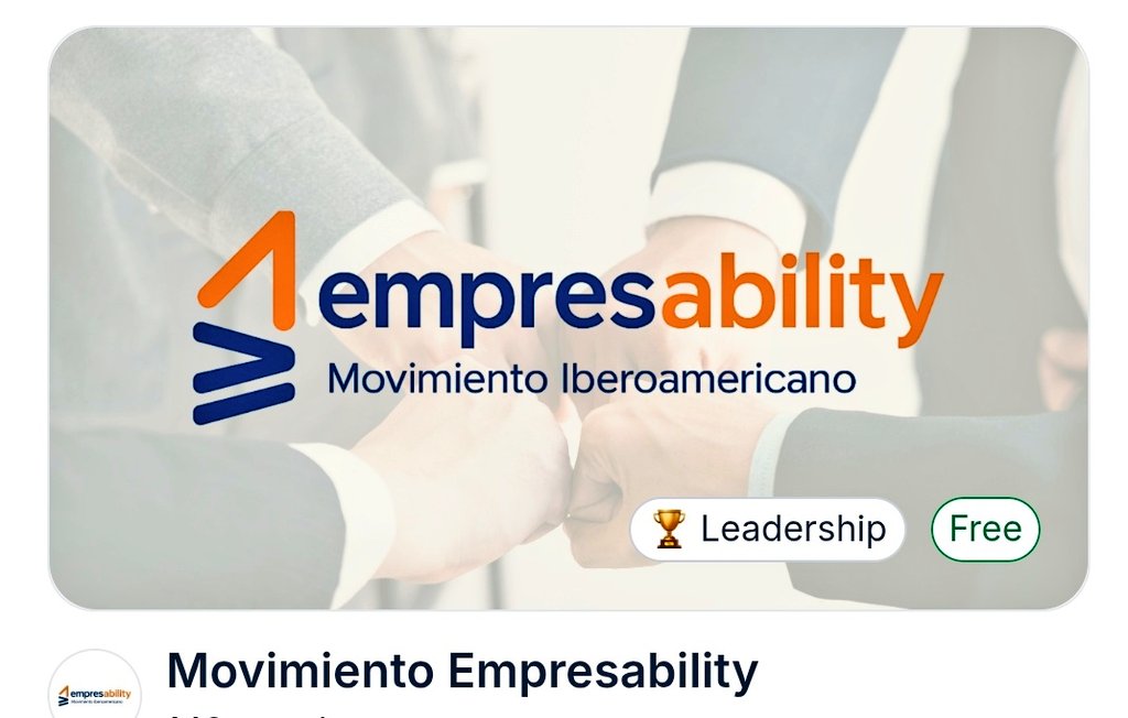 ¡Tenemos nueva plataforma! Si ya eras parte de la comunidad, crea un nuevo registro con el correo y la contraseña que prefieras para seguir disfrutando de Emprezability. Si aun no te sumas, hazlo ahora mismo! comunidad.empresability.org