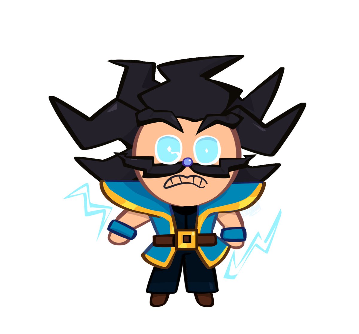 Pirrate59's tweet photo. Electro Wizard cookiee⚡🍪
#cookierun #ClashRoyale #ElectroWizard https://t.co/VQQudcBTyc
