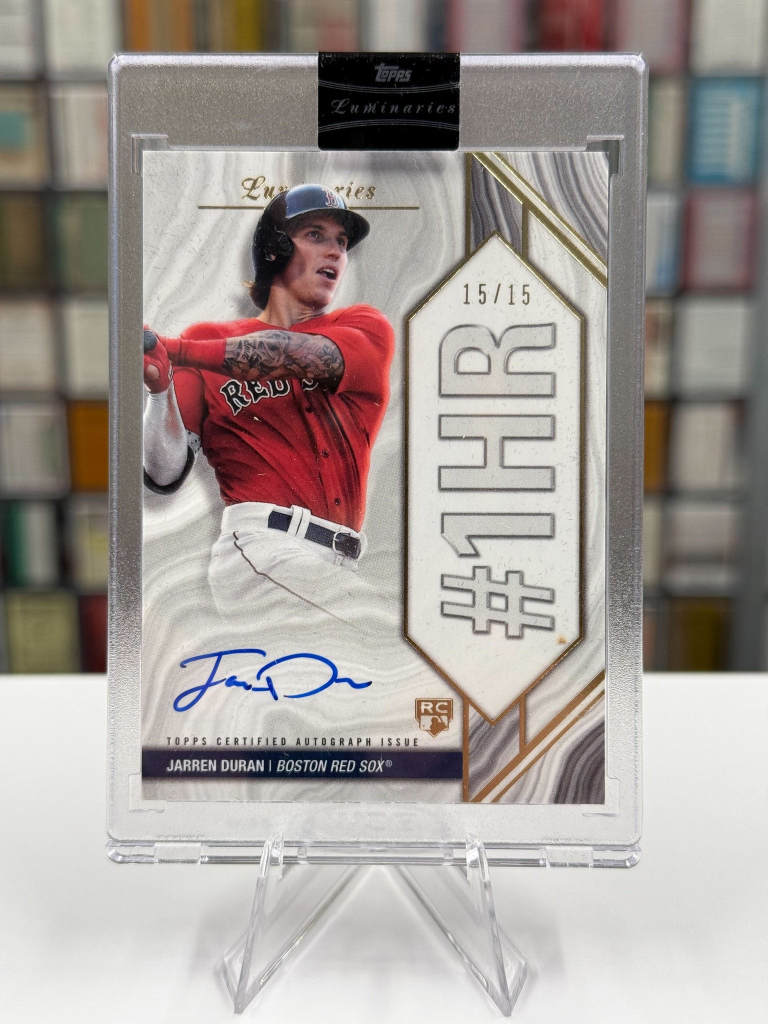 その他 AUTOGRAPH BOOK CARD 4/25 JARREN DURAN 2022 Topps #BSA-JD Jarren Duran Baseball Stars Autographs