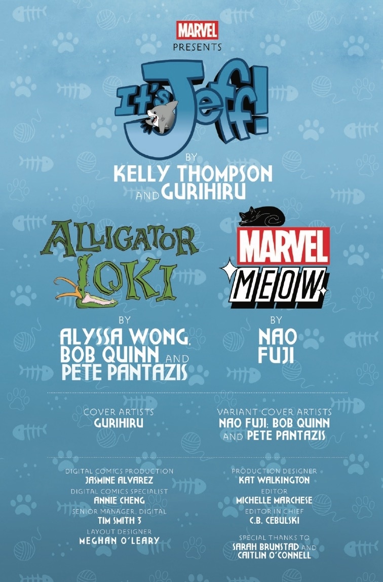marvel_mcu_tw's tweet photo. 📰 Комікси: превью нового ваншотного збірника історій з Marvel Unlimited про милих звірят Всесвіту Марвел «It's Jeff & Other Marvel Tails # 1»
#Marvel #Марвел #MarvelComics #JeffTheLandShark #ItsJeff #AlligatorLoki #MarvelMeow #Throg #Loki #comics https://t.co/4YiHc6OGXI