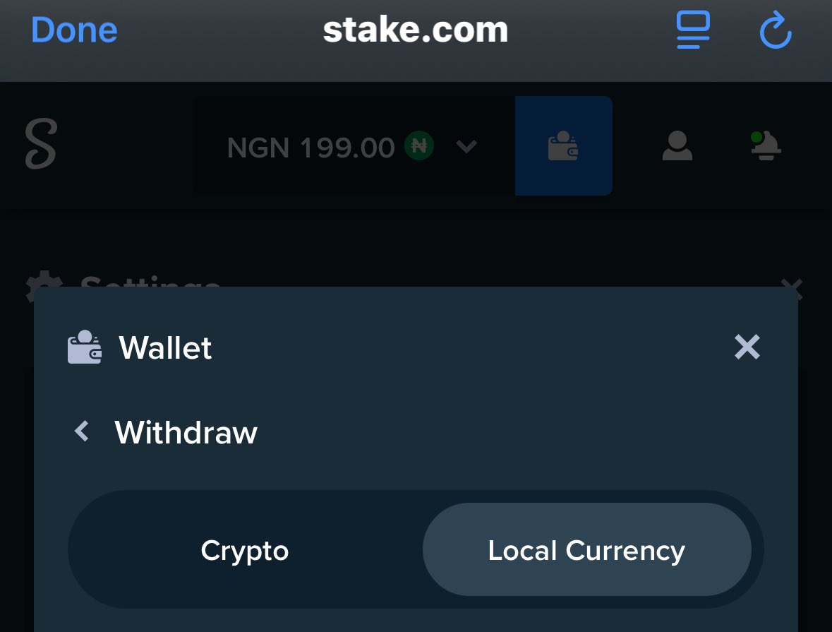 The fact that you can deposit naira and withdraw Crypto on Stake is what i  like most about the platform. Too good to be true🙂