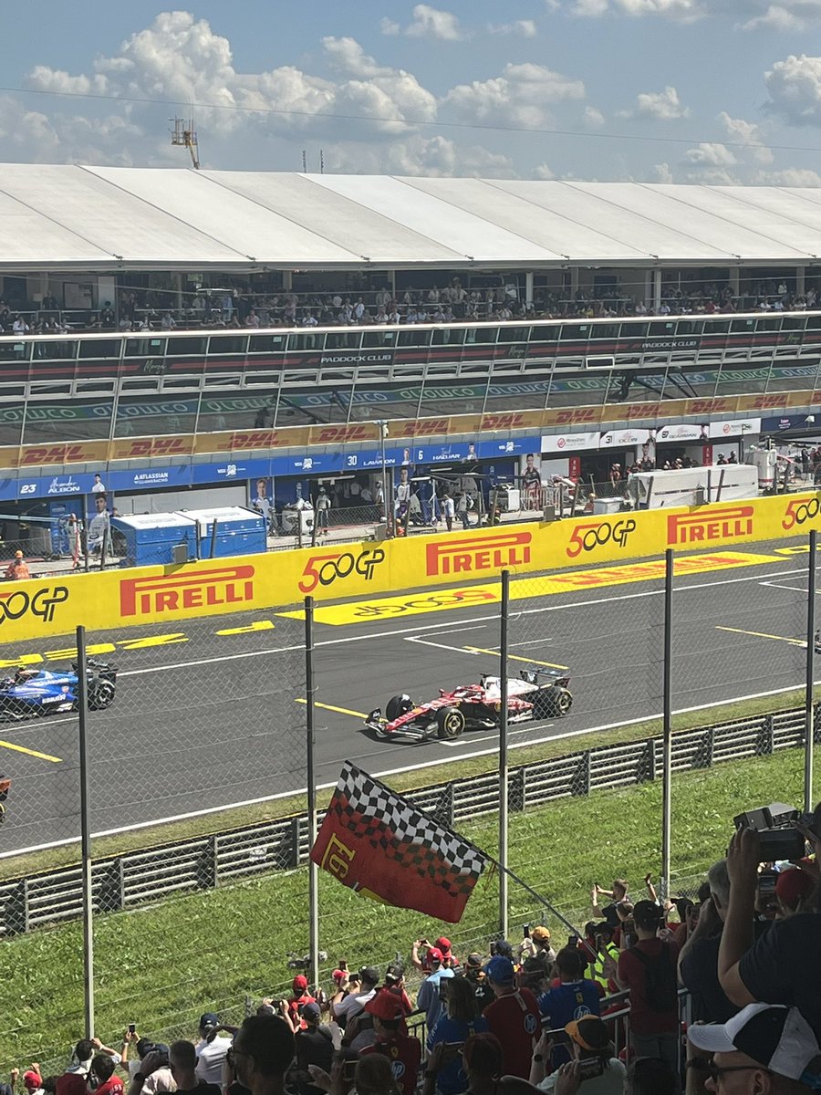 rachelwatkinson's tweet photo. Day one at Monza done ❤️🏁 #MonzaGP #Norris #Leclerc https://t.co/0Q1z9EPxdj
