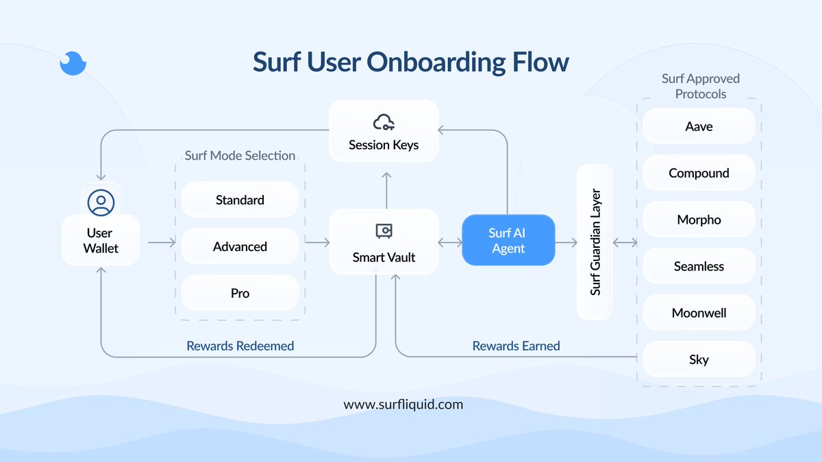 Surf 사용자 온보딩 흐름 다이어그램