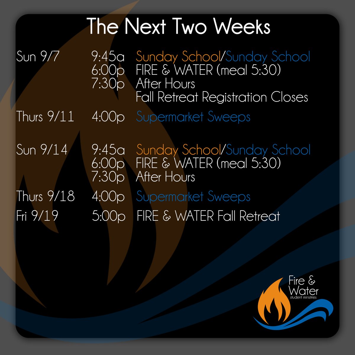 Pumpkins are coming, grab a shift at loom.ly/EyFX6JE
Sign up for the Fall Retreat: loom.ly/waTFkmU