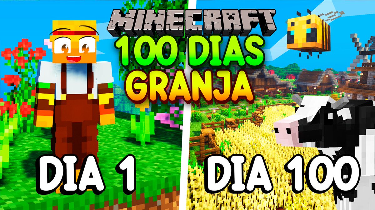 garefcraft's tweet photo. ⭐️¡NUEVO VIDEO!⭐️ 

Pasé 100 DÍAS Construyendo una GRANJA DE ANIMALES en MINECRAFT 🐴🐮

👇LINK DEL VIDEO 👇
https://t.co/Tsv00Vgreb

Me ayudarías muchísimo con un FAV 🧡 y un RT 🔁 Gracias por apoyarme https://t.co/KwtKqPqqRF