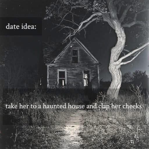 Then the plot twist...he tells you it's NOT a haunted house.......

......but it's going to be.