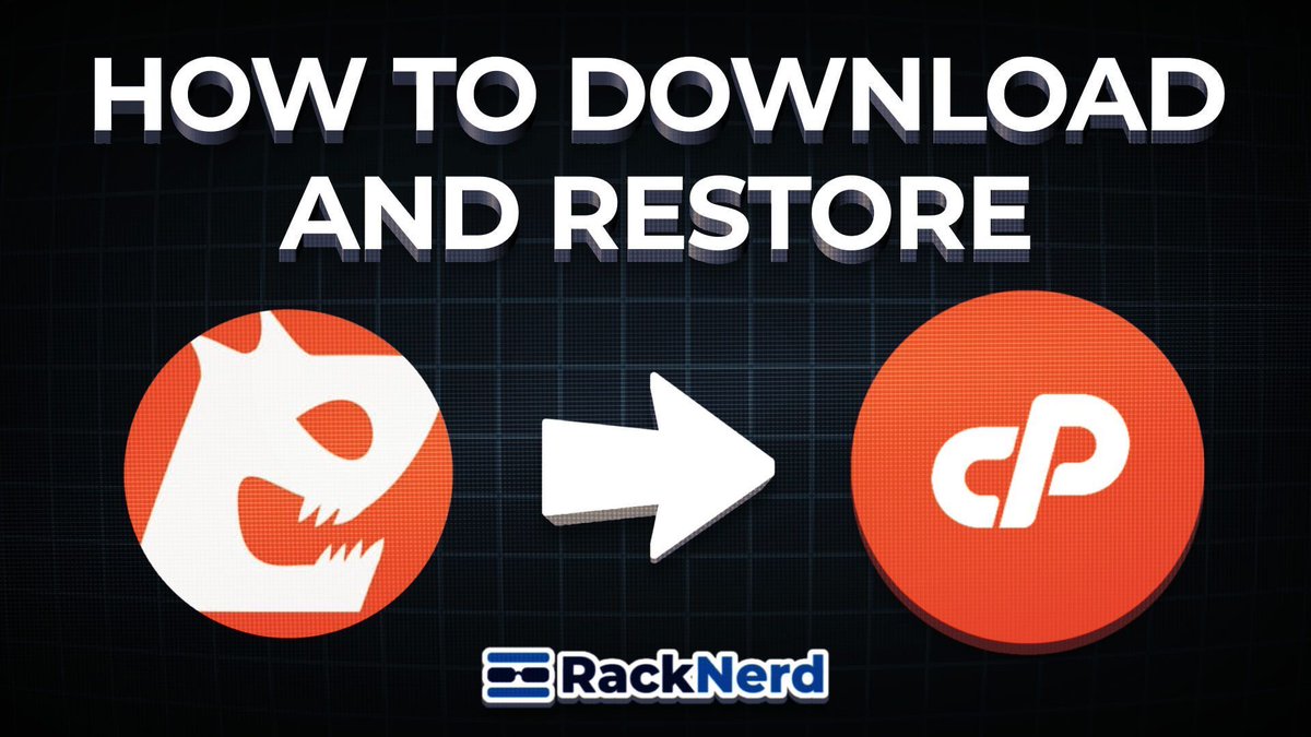 racknerd's tweet image. 🎥 New Episode on RackNerdTV! ✅💻 How to Download and Restore cPanel Backups with JetBackup 5. 💻🌐 -- 📺▶ WATCH HERE: youtu.be/tdoaXNJ5PK0 

🛒CPANEL HOSTING racknerd.com/shared-hosting

#cPanel #JetBackup5 #WebsiteBackup #RestoreWebsite #RackNerdHosting #BackupAndRestore