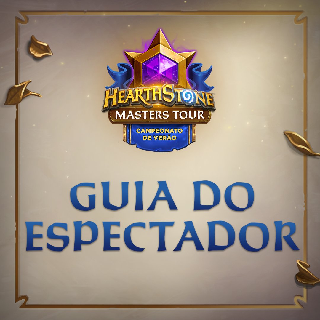 A espera pelo Campeonato de Verão da #MastersTour está quase no fim!
 
 De 12 a 14 de setembro, 16 dos melhores jogadores e jogadoras de Hearthstone disputarão um prêmio em dinheiro e sua vaga no Campeonato Mundial.
 
 Leia o Guia do Espectador: blizz.ly/47r2Yah