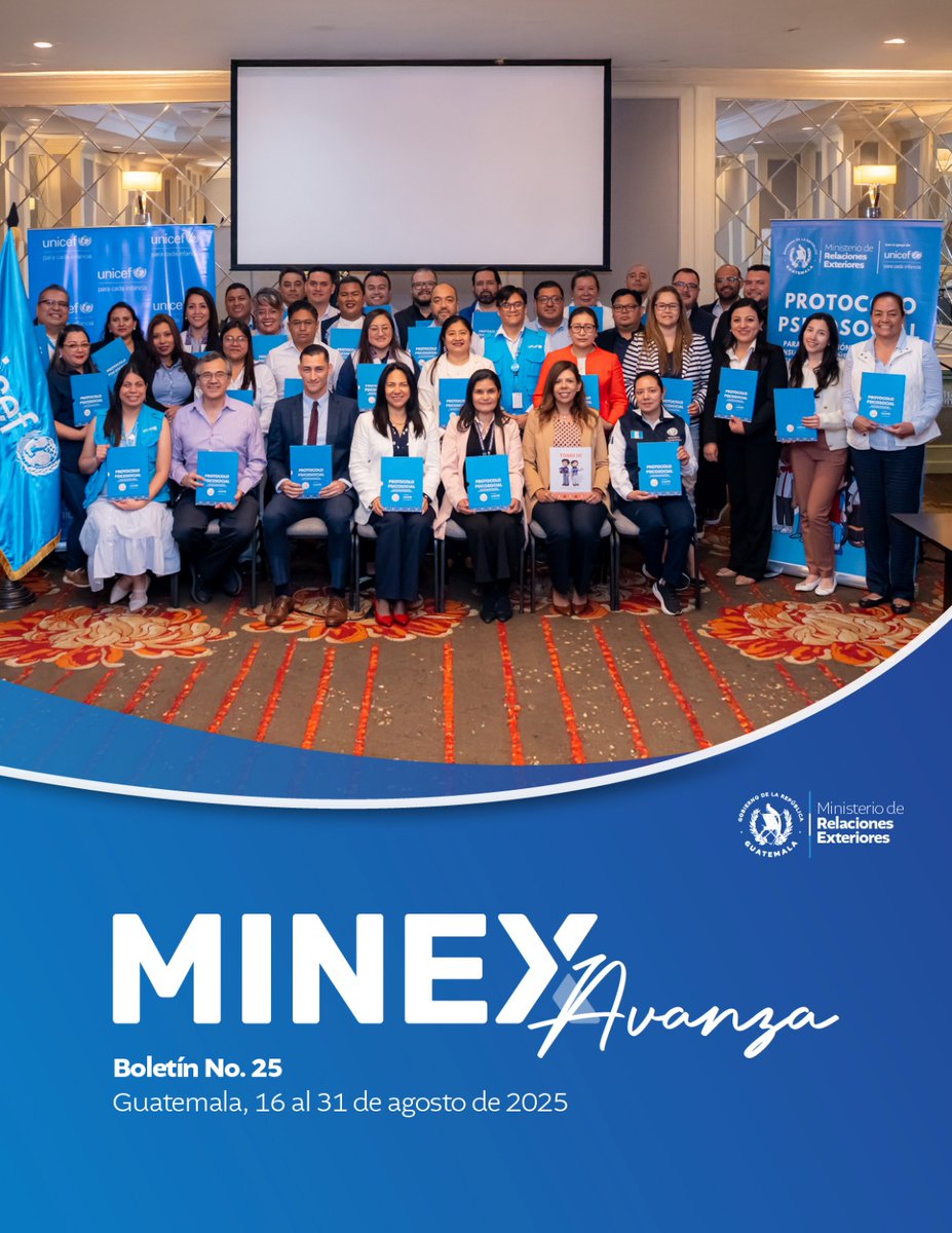 Consulta el boletín "Minex Avanza" y entérate de las actividades clave de la Cancillería y nuestra red diplomática y consular, del 16 al 31 de agosto de 2025.    

 ¡No te pierdas los detalles en este enlace! 

🔗 bit.ly/BoletinMINEX25