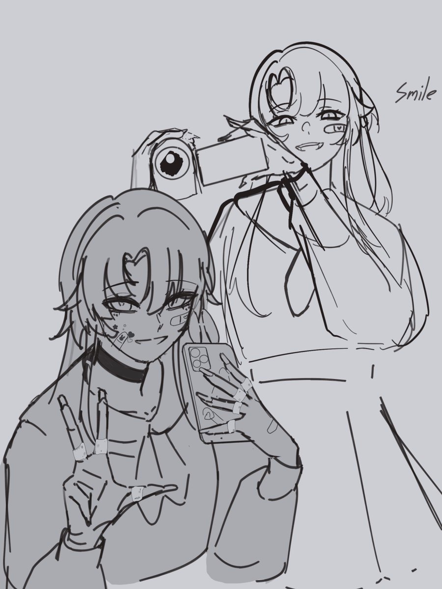 Made a cute girl for a group. Her name is Noemi