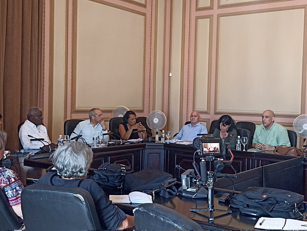 Ministerio de Ciencia, Tecnología y Medio Ambiente (@citmacuba) on Twitter photo Inicia proceso #RendicionDeCuenta de <a href="/citmacuba/">Ministerio de Ciencia, Tecnología y Medio Ambiente</a> a <a href="/AsambleaCuba/">Asamblea Nacional Cuba</a> con encuentro de Consejo de Dirección ampliado de Citma con Esteban Lazo, presidente #ANPP.
Lazo llama a aprovechar rendición de cuentas como una oportunidad para lograr un amplio movimiento de masas e impulsar #CTI Inicia proceso #RendicionDeCuenta de <a href="/citmacuba/">Ministerio de Ciencia, Tecnología y Medio Ambiente</a> a <a href="/AsambleaCuba/">Asamblea Nacional Cuba</a> con encuentro de Consejo de Dirección ampliado de Citma con Esteban Lazo, presidente #ANPP.
Lazo llama a aprovechar rendición de cuentas como una oportunidad para lograr un amplio movimiento de masas e impulsar #CTI