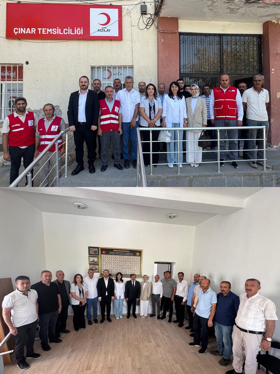 Türkiye Yüzyılı Buluşmaları programları kapsamında; MDK Üyemiz Sn. Yıldız Kara ile beraber Çınar Kızılay Temsilciliği ve Çınar Güvenlik Korucuları Yardımlaşma ve Dayanışma Derneği’ni ziyaret ettik.Misafirperverlikleri için teşekkür ederim.<a href="/RTErdogan/">Recep Tayyip Erdoğan</a> <a href="/abuyukgumus/">Ahmet Büyükgümüş</a>