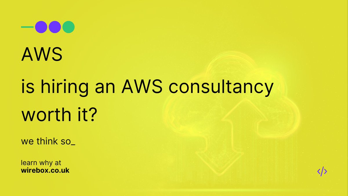 Hiring an #AWS consultant can save costs, boost retention and more: wirebox.co.uk/why-hire-an-aw…