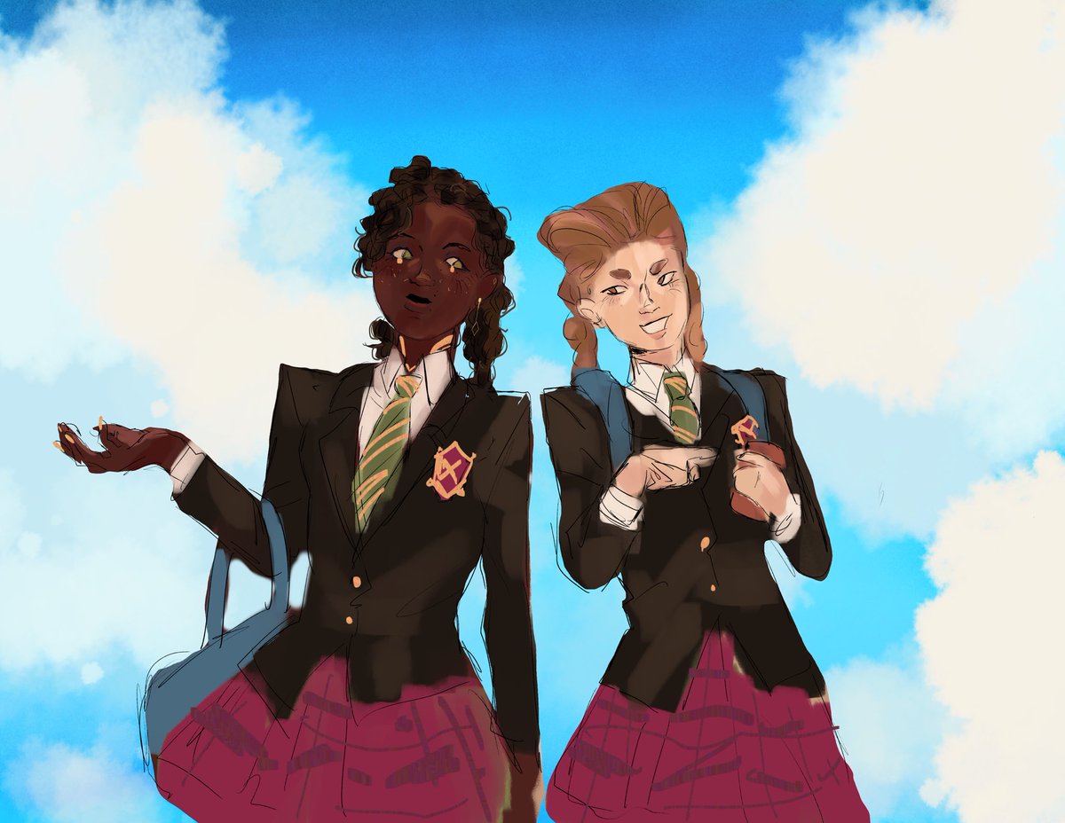 tripou_upnisher's tweet photo. valoran city high #melora for that one guy in my strawpage https://t.co/PntfguZeaw