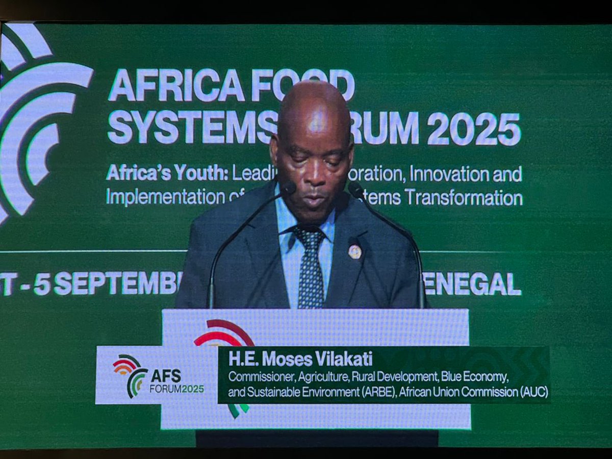 MosesVilakati's tweet photo. We've laid a strong foundation for a food-secure Africa by focusing on soil mapping and seed banks, boosting access to fertilizers, and championing job creation for our youth. A prosperous future for our food systems is within reach! #AFSF2025 #FoodSecurity #FoodSovereignity https://t.co/LafW5g1Gpy