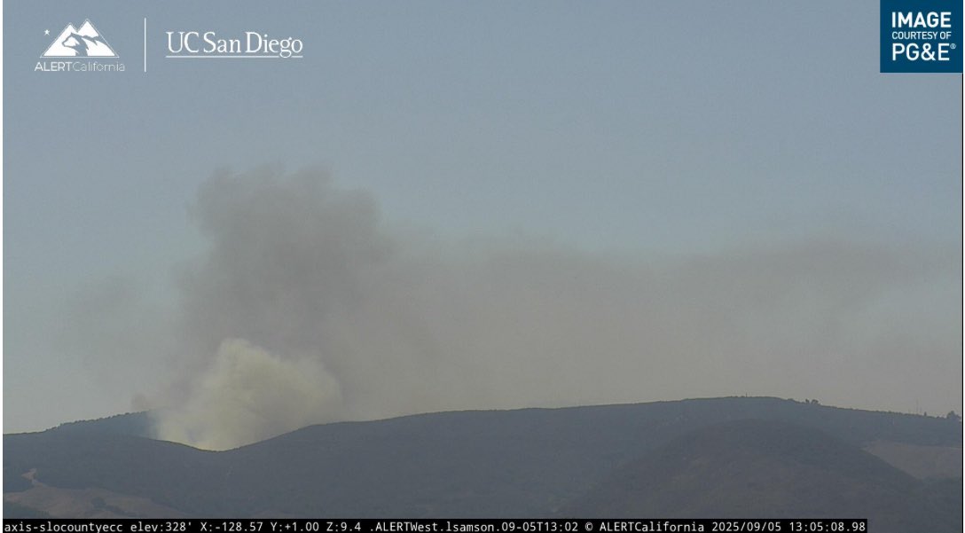 CalDisasters's tweet image. #WalnutFire ripping through Irish Hills in upper See Canyon area with potential to go to extended attack and 200 acres.
#SanLuisObispoCounty