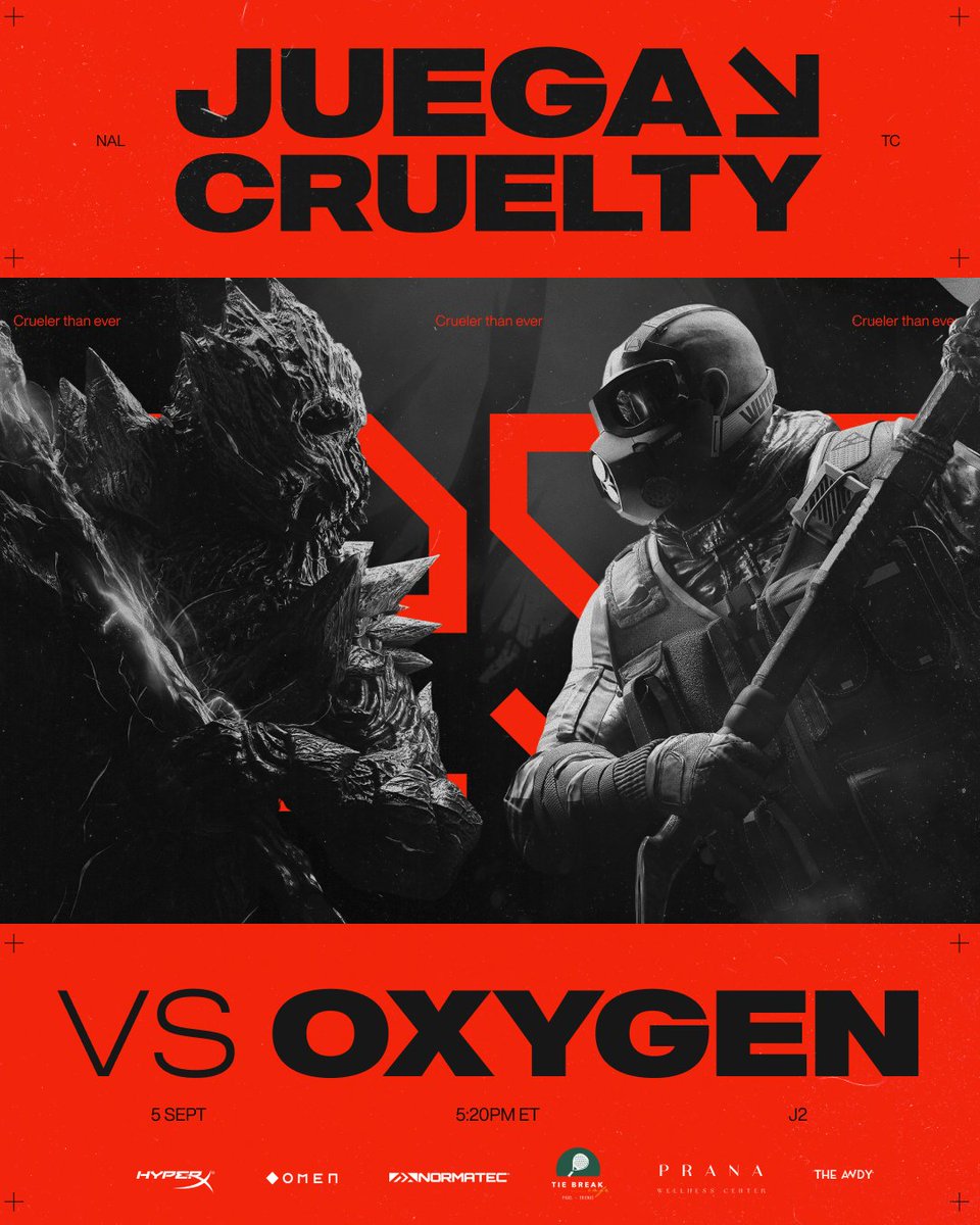 CRUELTY 👿 (@eteamcruelty) on Twitter photo Nuevo día, nueva mentalidad. 🧠
🏆 <a href="/R6esportsNA/">Rainbow Six Esports NA</a>
🆚 <a href="/OXG_Esports/">Oxygen Esports</a>
⏰ 15:15🇲🇽 18:15🇦🇷
📡 twitch.tv/rainbow6es Nuevo día, nueva mentalidad. 🧠
🏆 <a href="/R6esportsNA/">Rainbow Six Esports NA</a>
🆚 <a href="/OXG_Esports/">Oxygen Esports</a>
⏰ 15:15🇲🇽 18:15🇦🇷
📡 twitch.tv/rainbow6es
