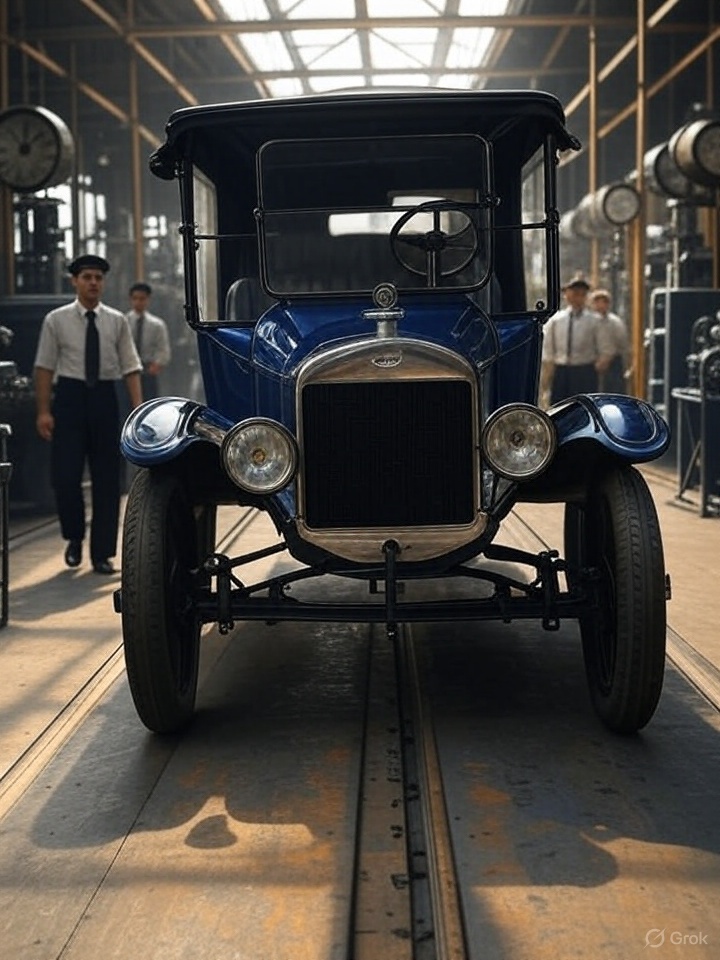 AutosArguelles's tweet image. 🛠️ El Ford Model T revolucionó la automoción con su línea de ensamblaje en 1913. ¡Costaba tan poco que puso a Estados Unidos sobre ruedas! Hoy, un ícono de la historia. 🚗 #FordModelT #CuriosidadesAutomoción