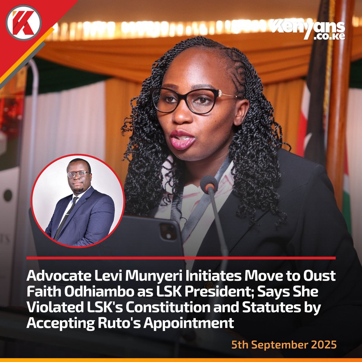 Change is coming in LSK. Faith Odhiambo will see dust. It is boiling nicely!