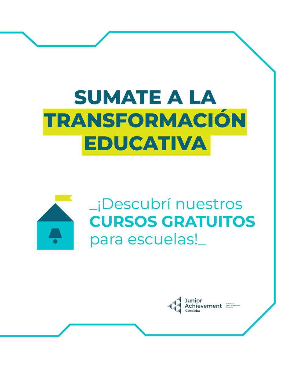 Hoy, la inteligencia artificial ya está en la vida de tus estudiantes. Prepararlos para usarla de forma responsable, creativa y estratégica es clave para su futuro.
Sumate al curso IA aplicada a la vida cotidiana (gratis y online) aquí: junior.org.ar/ia-escuelas/