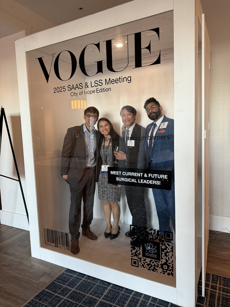 <a href="/LLUHealth/">Loma Linda U. Health</a> <a href="/lovelyday_2010/">Esther Wu (Yung) 胡詠斯</a> <a href="/AsianAcadSurg/">SocAsianAcadSurg</a> <a href="/LLUSurgOnc/">Loma Linda University Surgical Oncology</a> <a href="/voguemagazine/">Vogue Magazine</a> <a href="/RhamiKhorfan/">Rhami Khorfan</a> <a href="/crisa_ilagan_MD/">朝倉ゆう</a> Reunion of <a href="/MassGenBrigham/">Mass General Brigham</a>/<a href="/DanaFarber/">Dana-Farber</a> CGSO fellows <a href="/AsianAcadSurg/">SocAsianAcadSurg</a> #SAAS2025