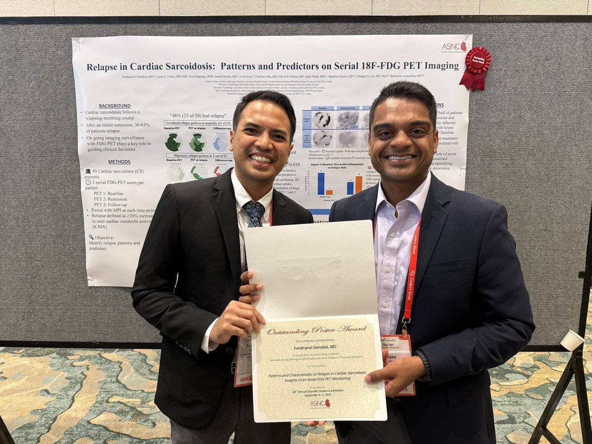 Nishant R. Shah, MD MPH (@nishantshahmd) on Twitter photo All the Outstanding Poster Abstract Winners showcasing their impactful work during this morning’s #ASNC2025 poster session on infection, inflammation, and heart failure. Congrats! <a href="/MyASNC/">ASNC Society</a> <a href="/sanjaydivakaran/">Sanjay Divakaran</a> <a href="/RBP0612/">Renée Bullock-Palmer MD FACC FAHA FASNC FASE FSCCT</a> <a href="/rafaelnuclear/">Rafael W Lopes</a> <a href="/heartsmartpro/">Suman Tandon</a> <a href="/drdavemd/">David Winchester @drdavemd.bsky.social</a> <a href="/RonBlankstein/">Ron Blankstein</a> <a href="/estelais/">Dra. Isabel Carvajal.</a> All the Outstanding Poster Abstract Winners showcasing their impactful work during this morning’s #ASNC2025 poster session on infection, inflammation, and heart failure. Congrats! <a href="/MyASNC/">ASNC Society</a> <a href="/sanjaydivakaran/">Sanjay Divakaran</a> <a href="/RBP0612/">Renée Bullock-Palmer MD FACC FAHA FASNC FASE FSCCT</a> <a href="/rafaelnuclear/">Rafael W Lopes</a> <a href="/heartsmartpro/">Suman Tandon</a> <a href="/drdavemd/">David Winchester @drdavemd.bsky.social</a> <a href="/RonBlankstein/">Ron Blankstein</a> <a href="/estelais/">Dra. Isabel Carvajal.</a>