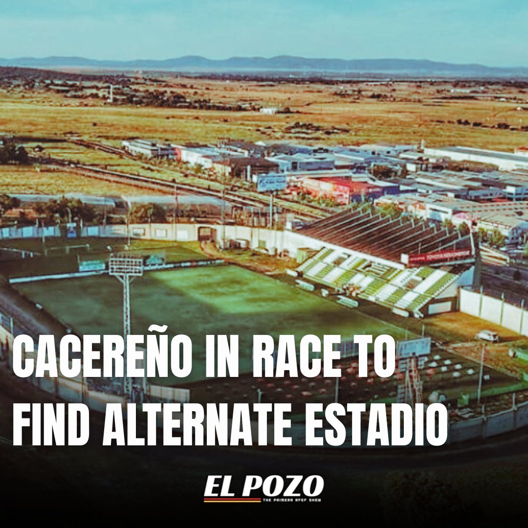 Trouble on the horizon for <a href="/CPCacerenoSAD/">CP Cacereño 🟢🐉</a>. The Extremaduran side have released a statement today explaining that the <a href="/rfef/">RFEF</a> have denied their request to reverse the fixture against <a href="/CD_Arenteiro/">CD Arenteiro</a> on J3. 

The Estadio Principe Felipe is undergoing renovations and poor weather