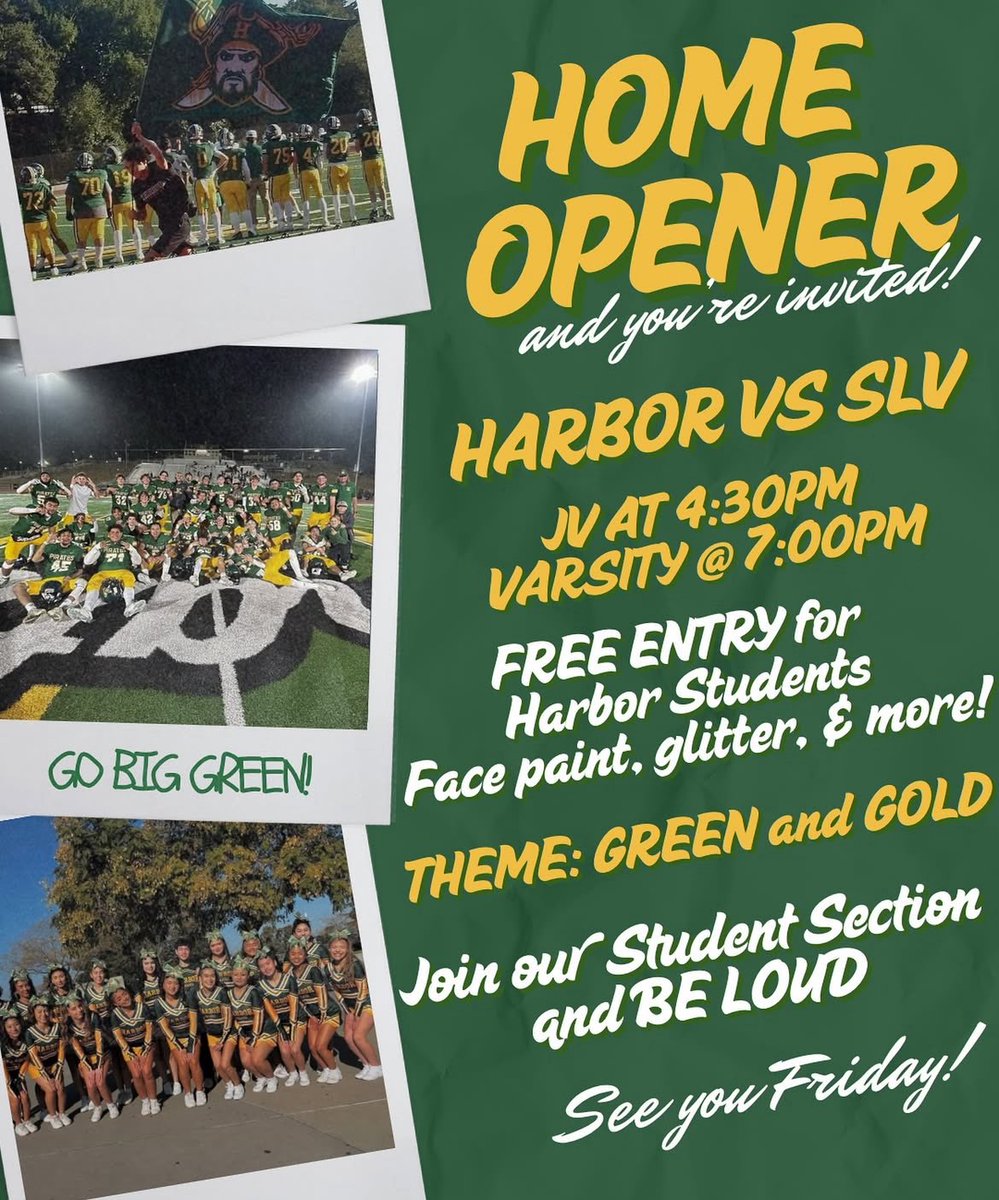 Harbor HS Football tweet media